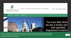 Desktop Screenshot of maxeleadvisors.com